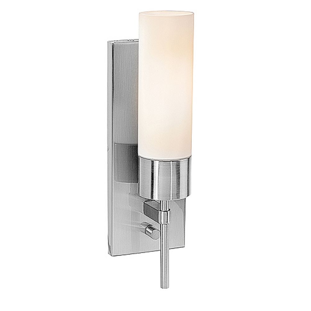 Cylindrical Wall Sconce with On/Off Switch 50562-BS/OPL Destination Lighting