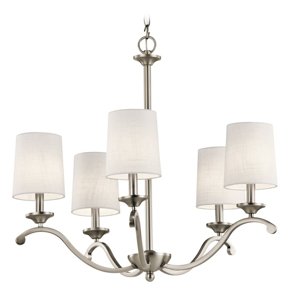 Kichler Lighting Versailles Antique Pewter Chandelier 43392ap Shown In Antique Pewter Finish Image