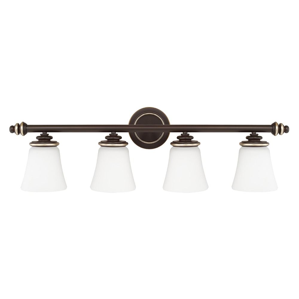 Capital Lighting Asher Champagne Bronze Bathroom Light 114941CZ-336 Destination Lighting