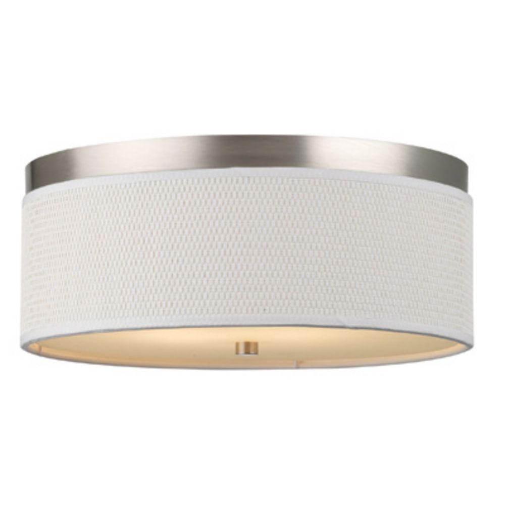 14 7 8 Inch Flushmount Drum Shade Ceiling Light F615036nv Drum Shade Ceiling Light F615036nv Hover Or To Zoom