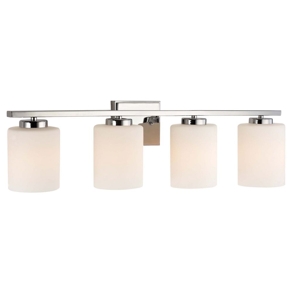Chrome Bathroom Light contemporary chrome bathroom light with four cylinder glass shades Chrome Bathroom Light contemporary chrome bathroom light with four cylinder glass shades
