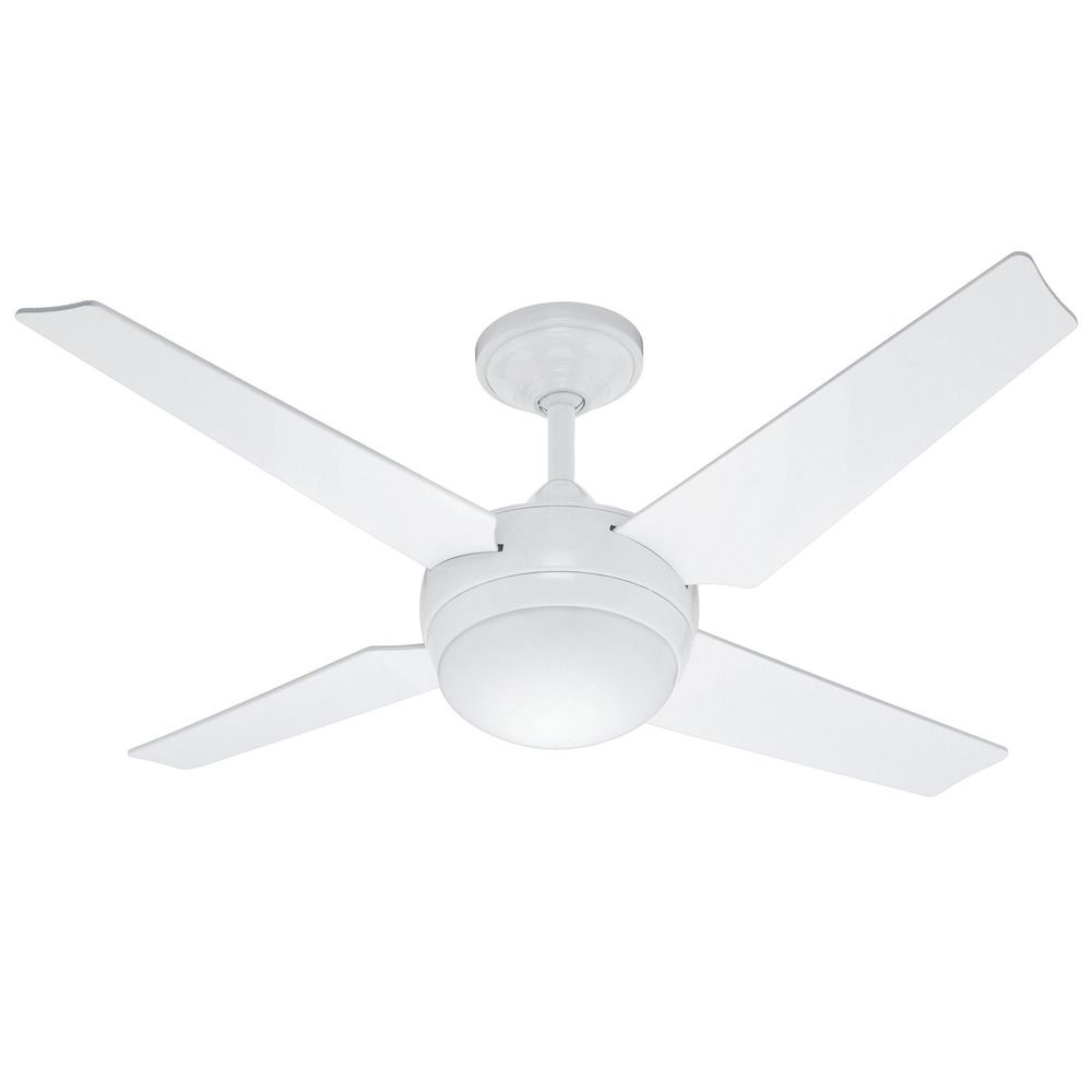 Casablanca Ceiling Fan Light Covers : Casablanca hunter sonic white ceiling fan with light