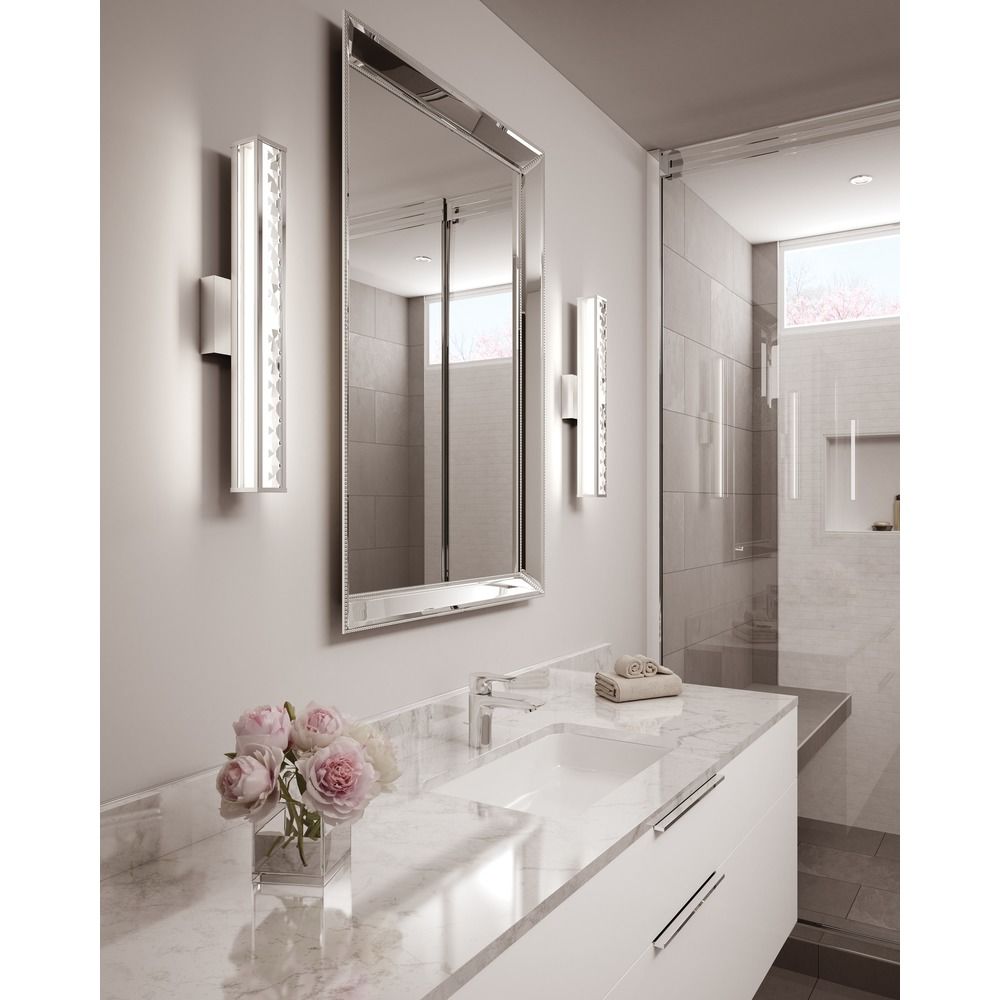 Bathroom Lights Vertical feiss lighting jessie chrome led vertical bathroom light Bathroom Lights Vertical feiss lighting jessie chrome led vertical bathroom light