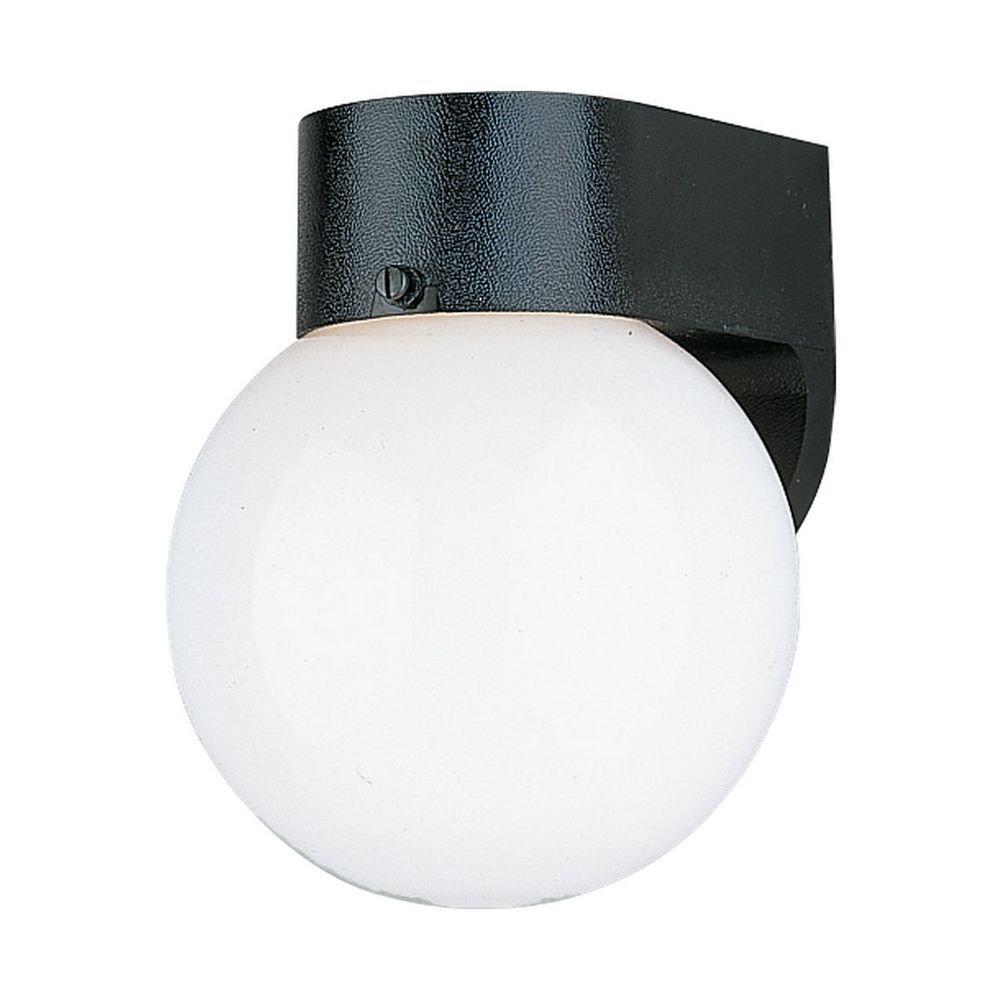 Outdoor Wall Light with White Glass in White Plastic Finish 8753-68 Destination Lighting