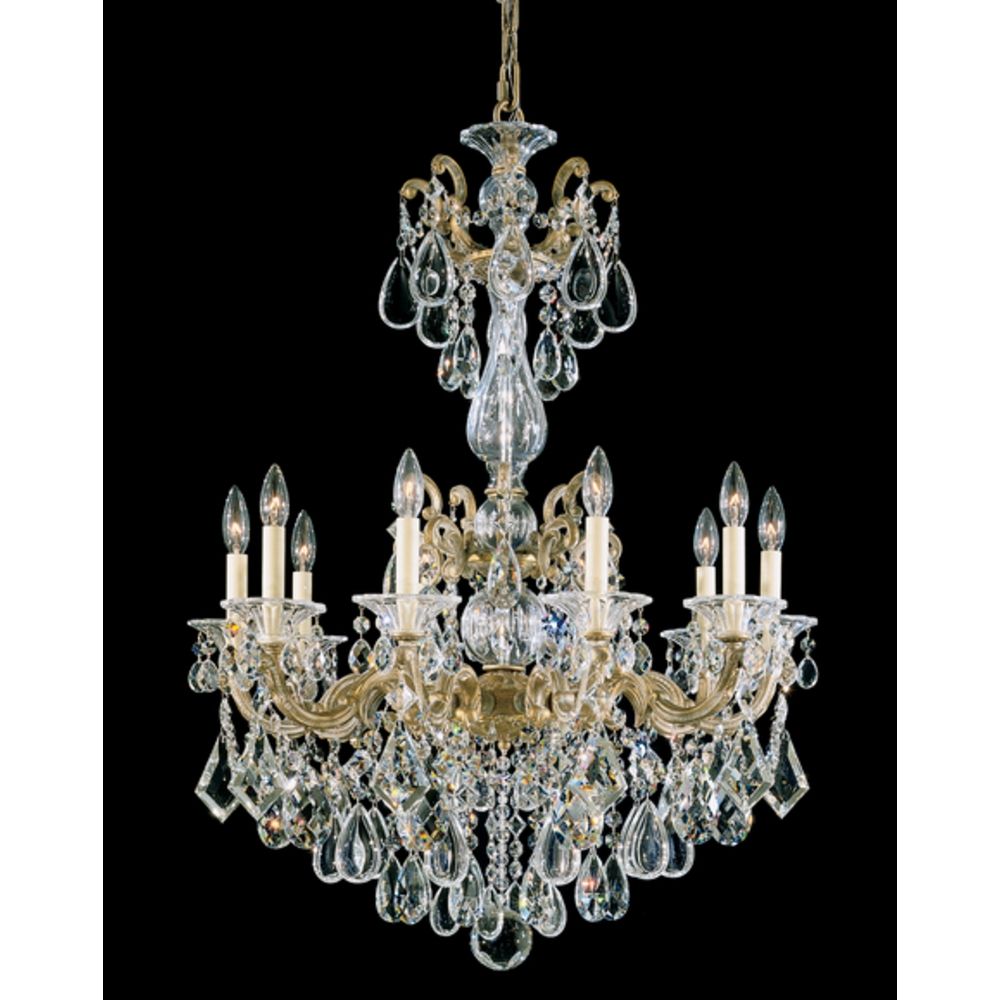 Crystal Chandelier in Ancient Bronze Finish