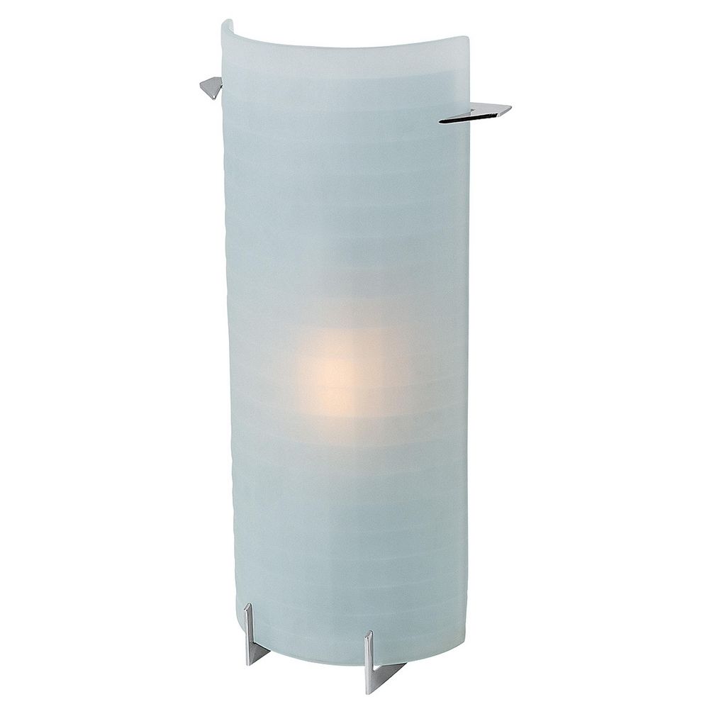 Oxygen Brushed Steel Bathroom Light - Vertical Mounting Only 62060-BS/CKF Destination Lighting