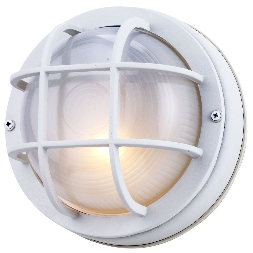 8 Inch Round Bulkhead Light 4512 Wh Destination Lighting Design Classics Lighting 8 Inch Round Bulkhead Light 4512 Wh