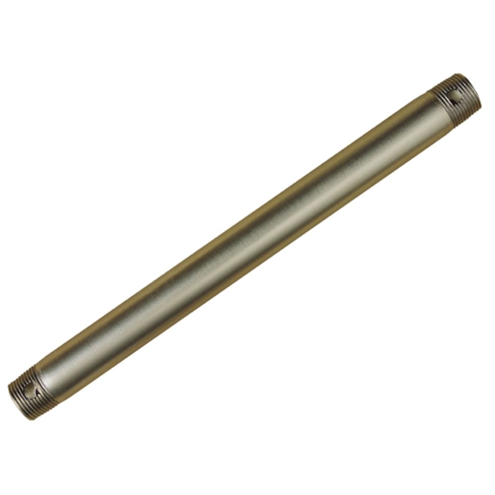 12Inch Downrod for Hunter Fans Brushed Nickel Finish 26019
