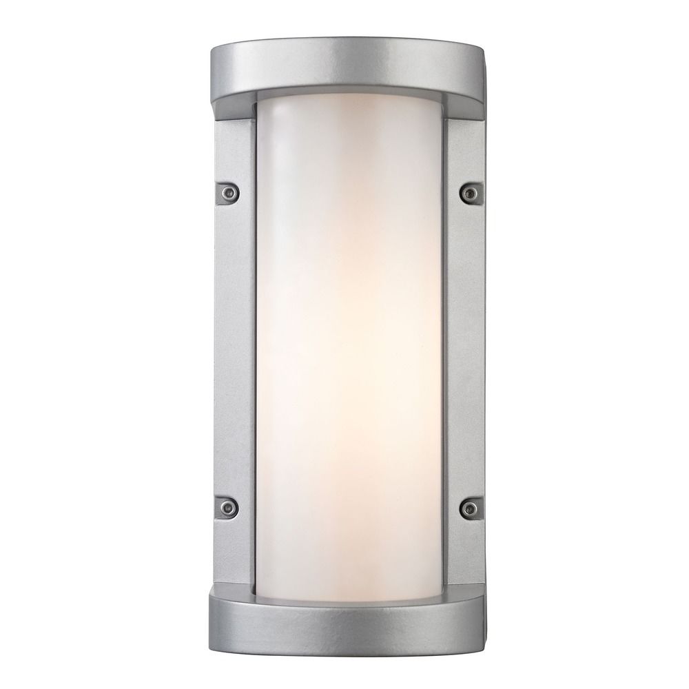 Elk Lighting Colby Matte Silver LED Outdoor Wall Light 45131/LED Destination Lighting