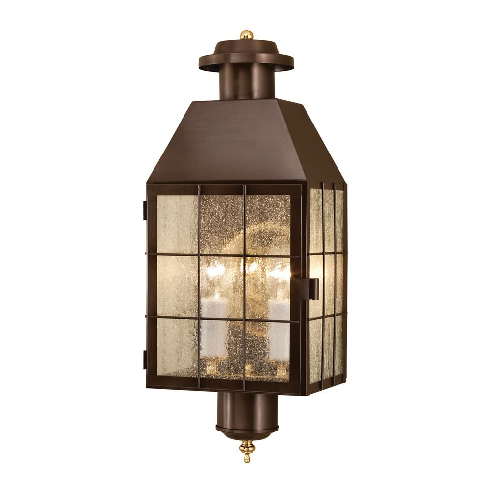 Norwell Lighting American Heritage Black Outdoor Wall Light 1093-BL-SE Destination Lighting