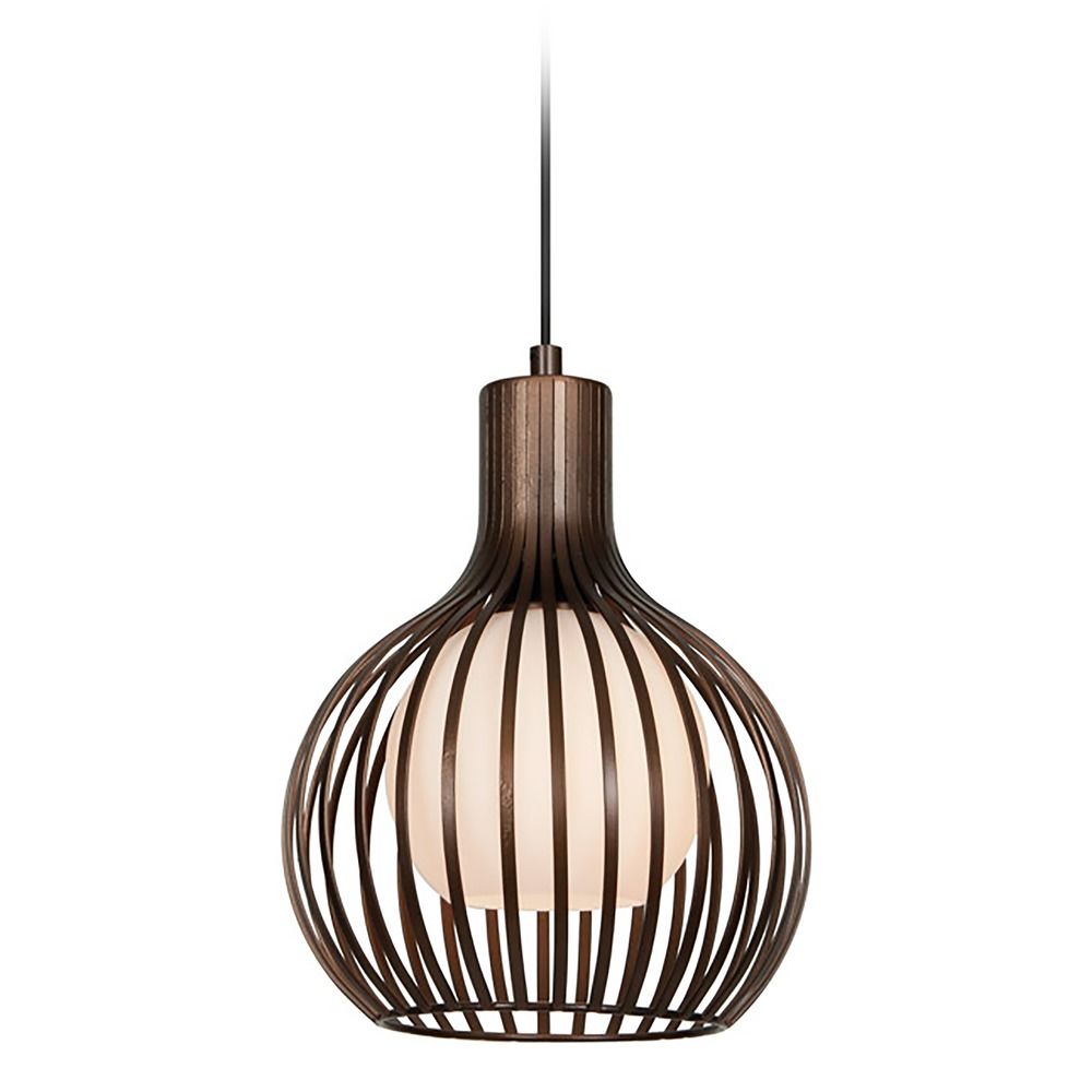 Access Lighting Chuki Bronze Mini-Pendant Light with Globe ...