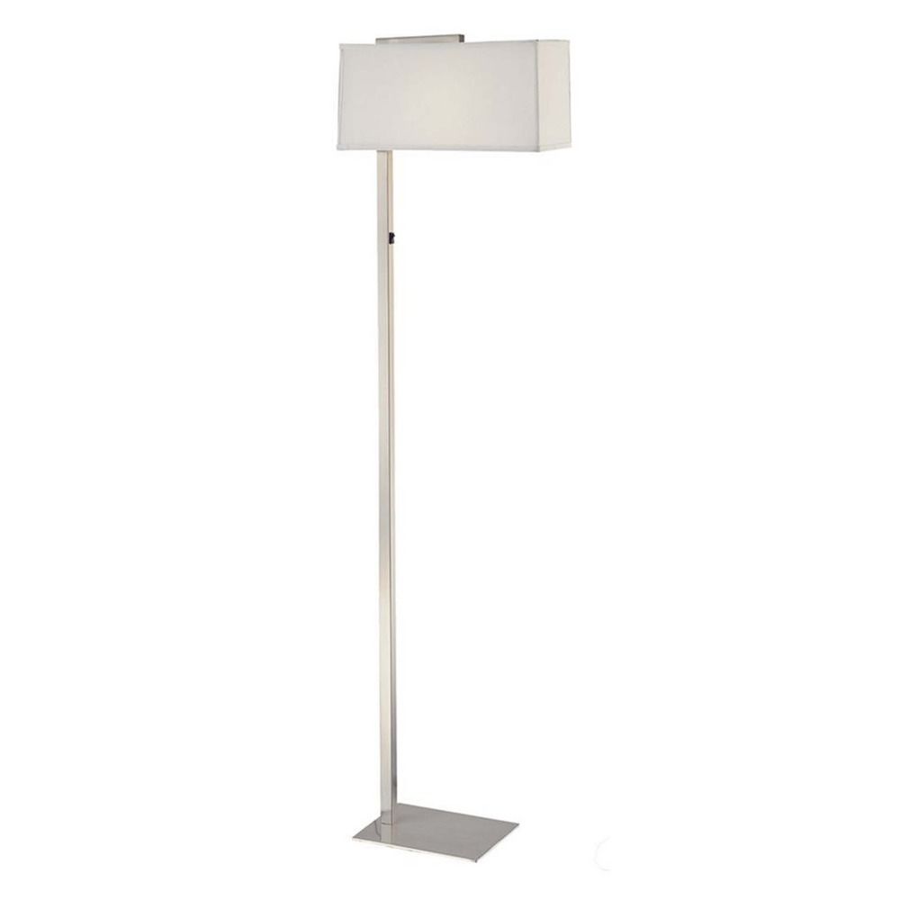 LED Floor Lamp with Rectangular Shade | 6091-1-09 / SH7355/10W LED ... LED Floor Lamp with Rectangular Shade | 6091-1-09 / SH7355/10W LED ...