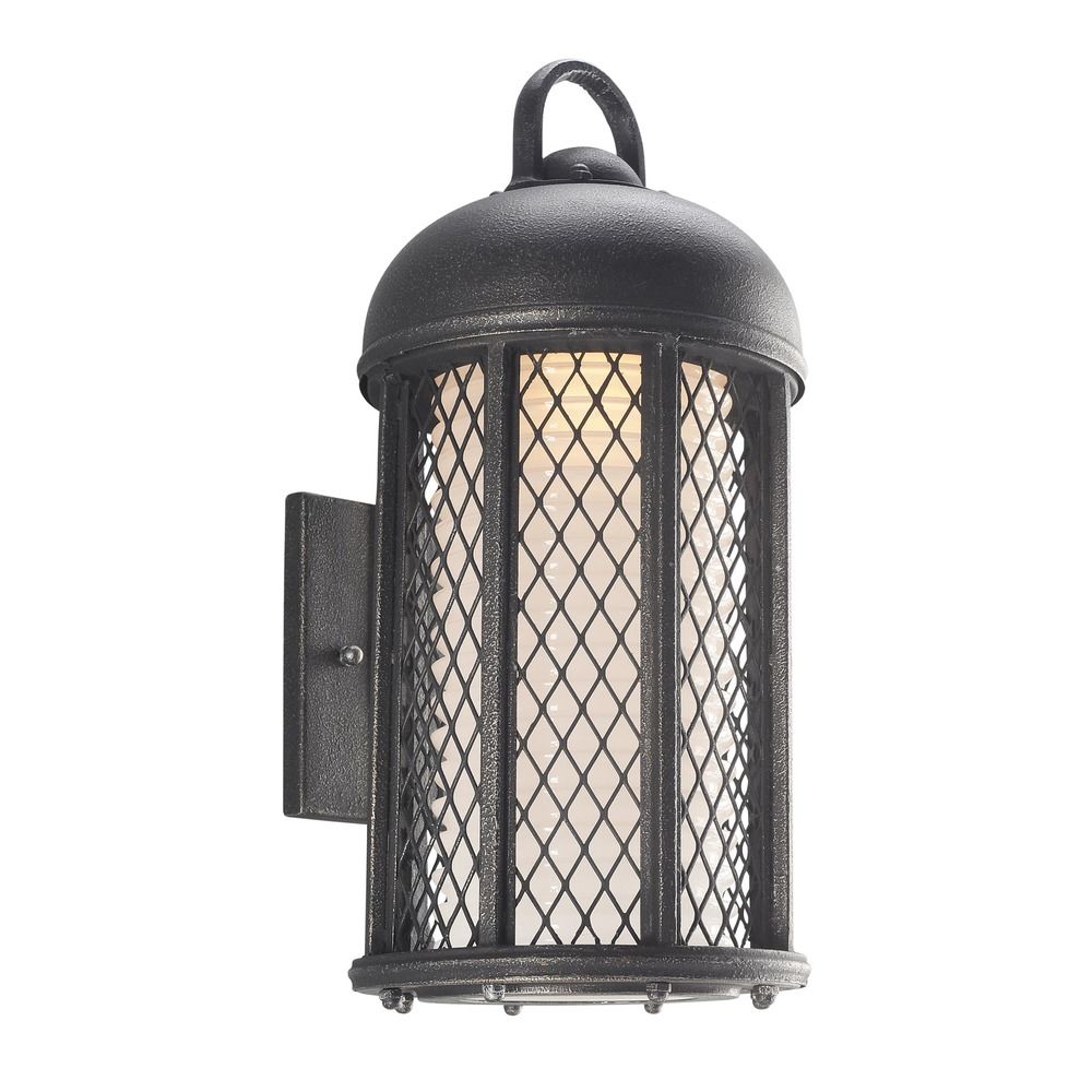 Troy Lighting Signal Hill Aged Silver Outdoor Wall Light B4482 Destination Lighting
