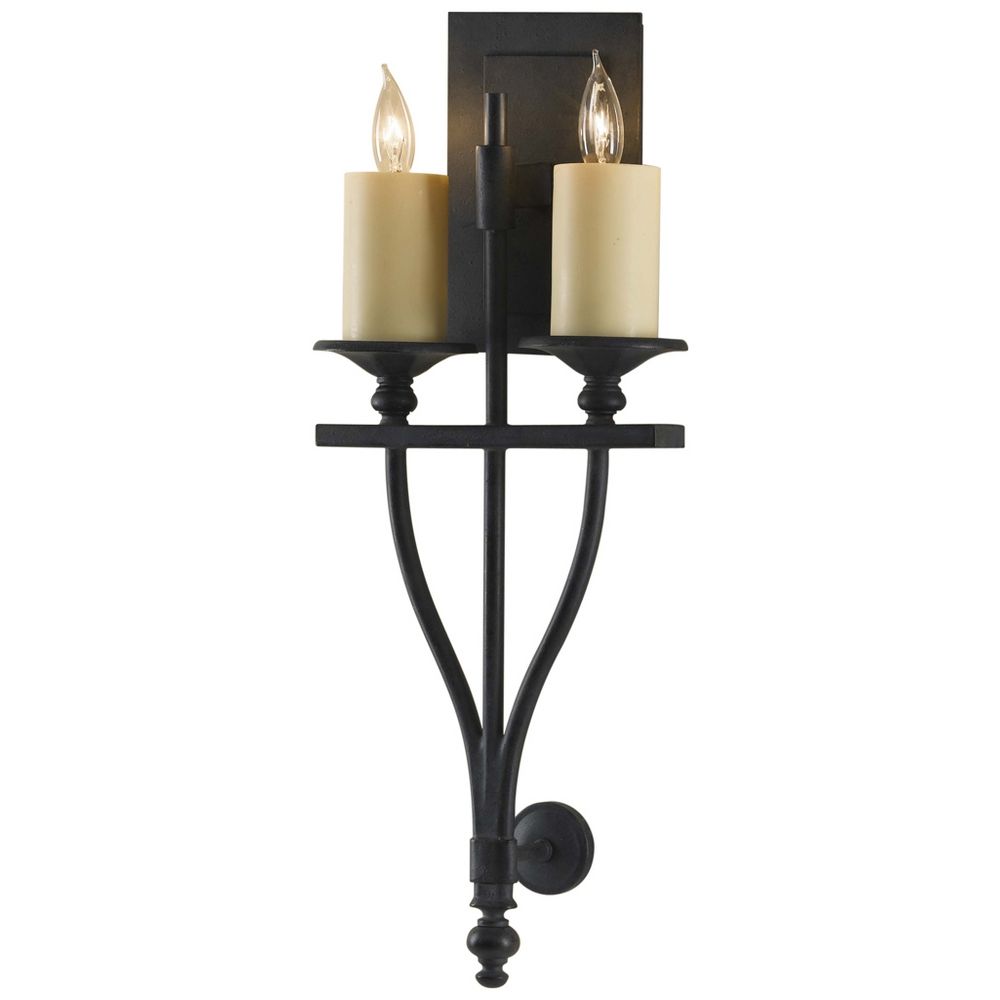 Sconce Wall Light in Antique Forged Iron Finish WB1469AF Destination Lighting