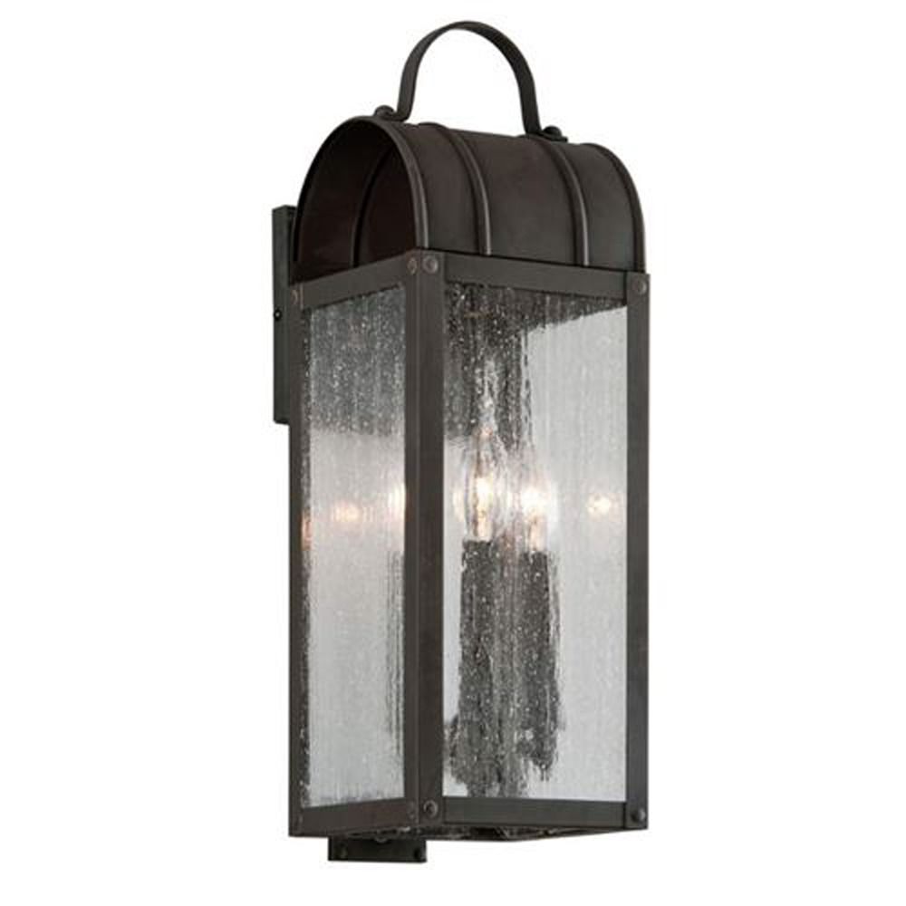 Troy Lighting Bostonian Charred Iron Outdoor Wall Light B5091CI Destination Lighting