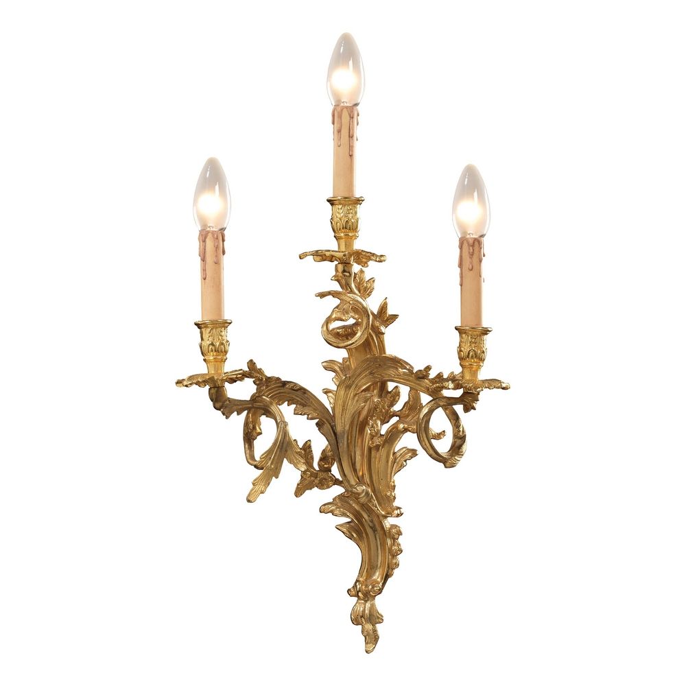 Sconce Wall Light in French Gold Finish N9673-L Destination Lighting
