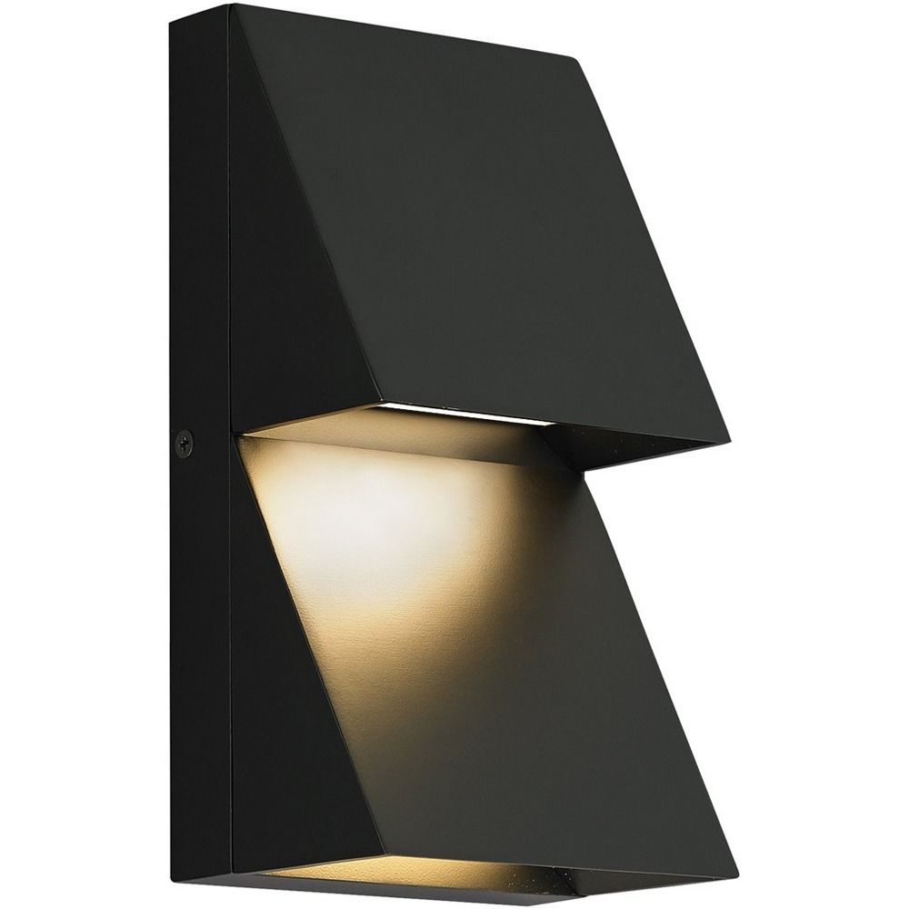 Tech Pitch Black LED Outdoor Wall Light 700WSPITDB-LED830 Destination Lighting