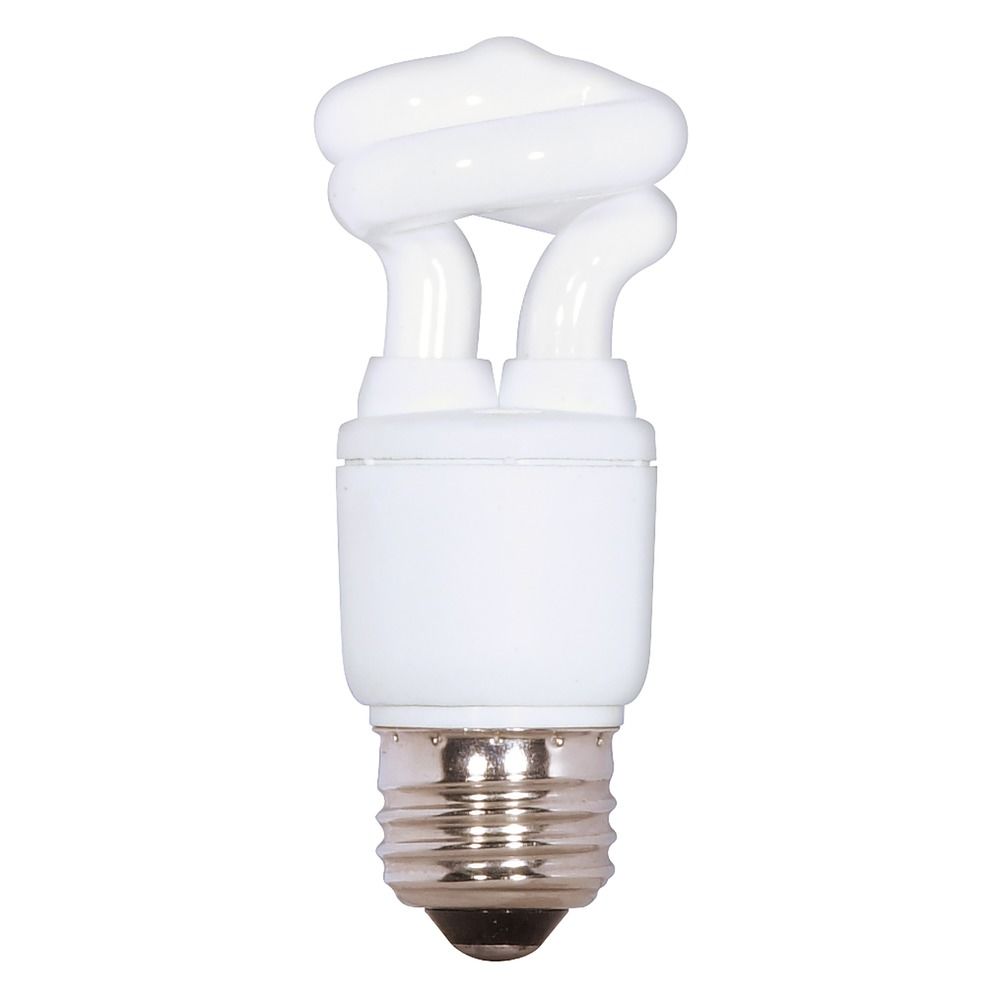 5watt Spiral Compact Fluorescent Light Bulb in Warm White S7261