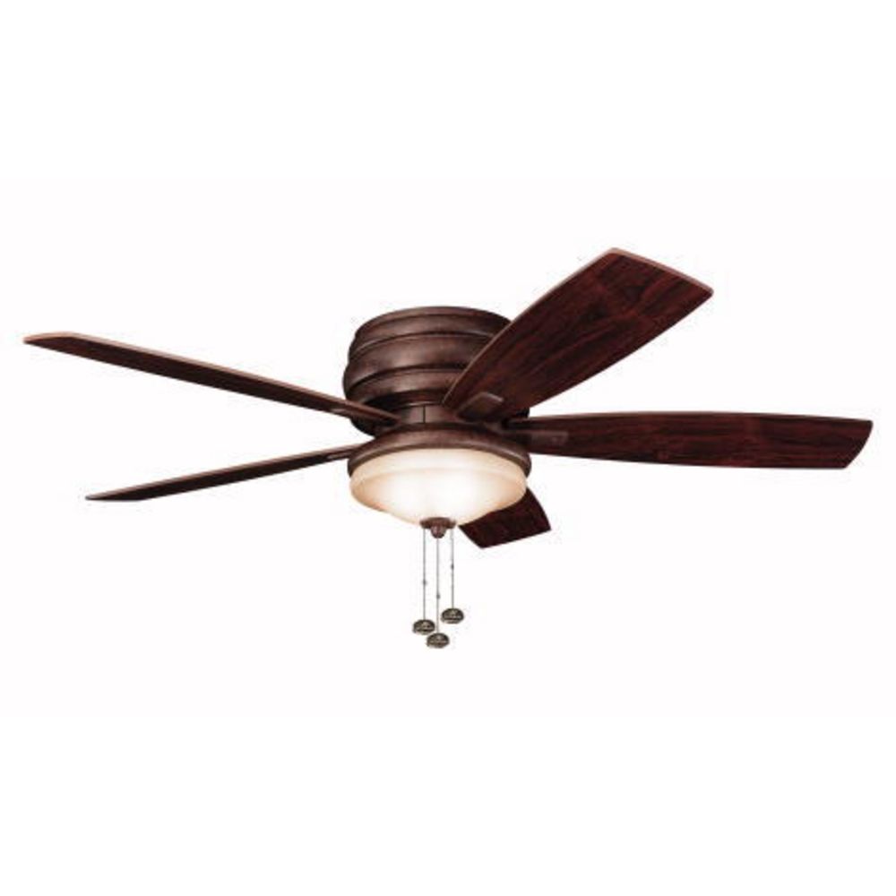 Hugger Ceiling Fan Light Kit : Kichler inch hugger ceiling fan with five blades and