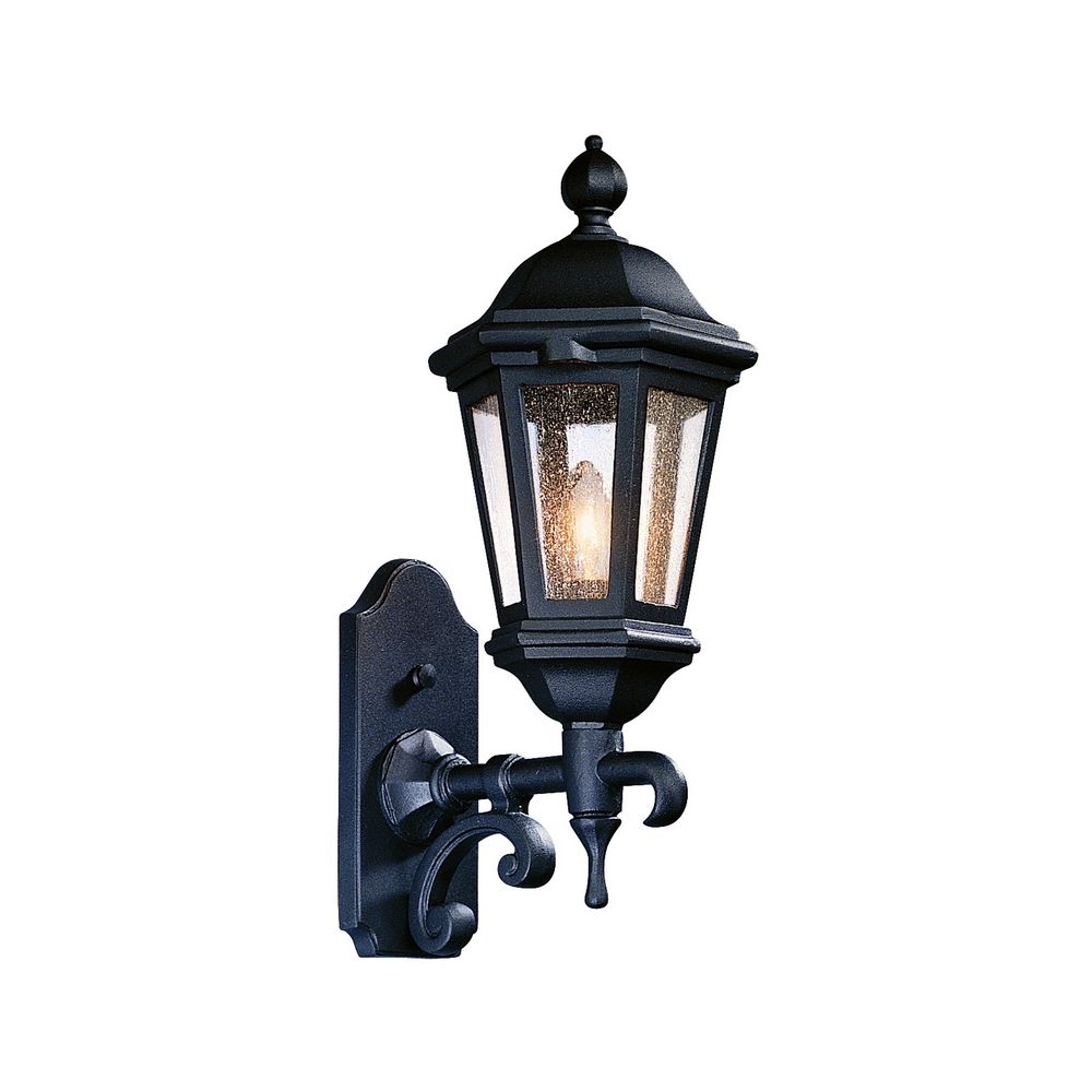 Outdoor Wall Light with Clear Glass in Matte Black Finish BCD6830MB Destination Lighting