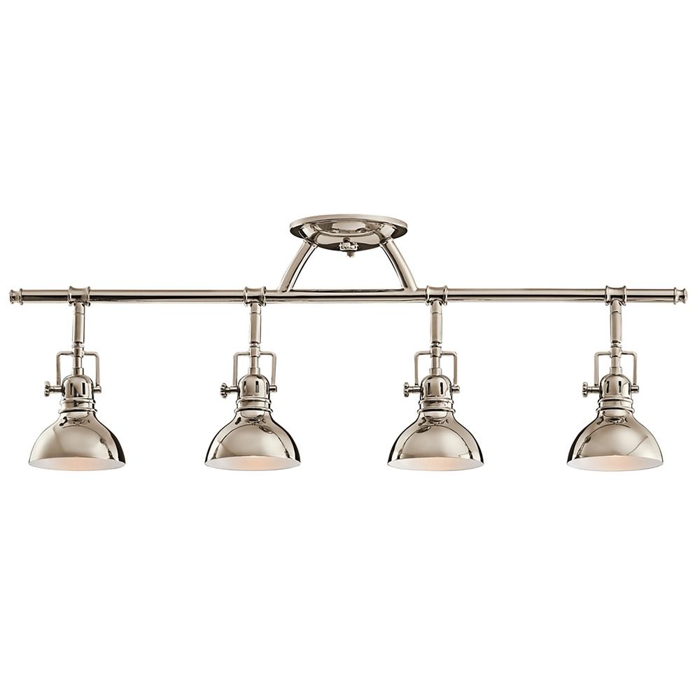 Kichler Adjustable Rail Light for Ceiling or Wall Mount 7704PN Destination Lighting