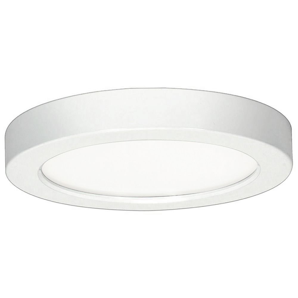 7 Inch Round White Low Profile Led Flushmount Ceiling Light Design Classics Lighting 7 Inch Round White Low Profile Led Flushmount Ceiling Light 3000k
