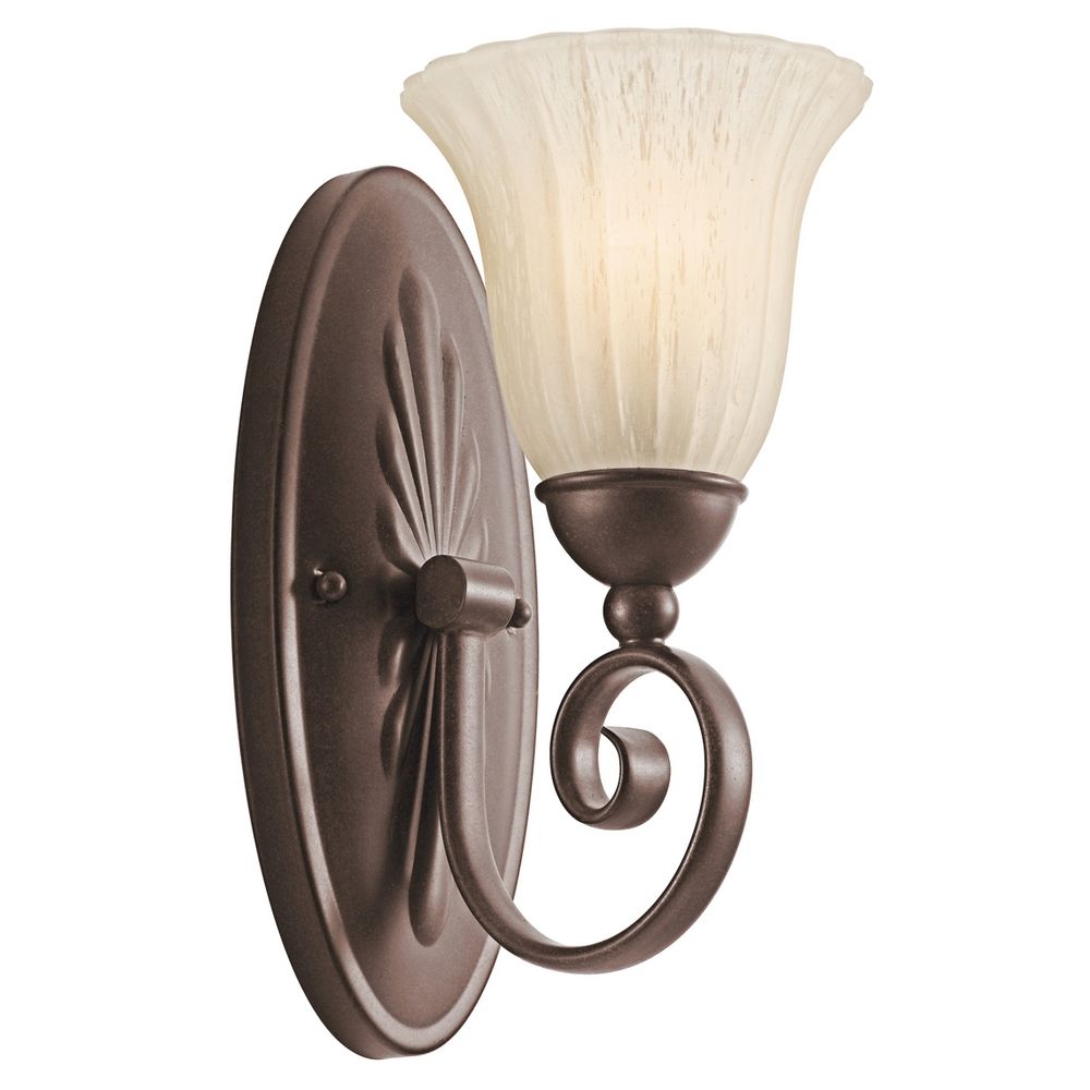 Kichler Sconce Wall Light in Bronze Finish 5926TZ Destination Lighting
