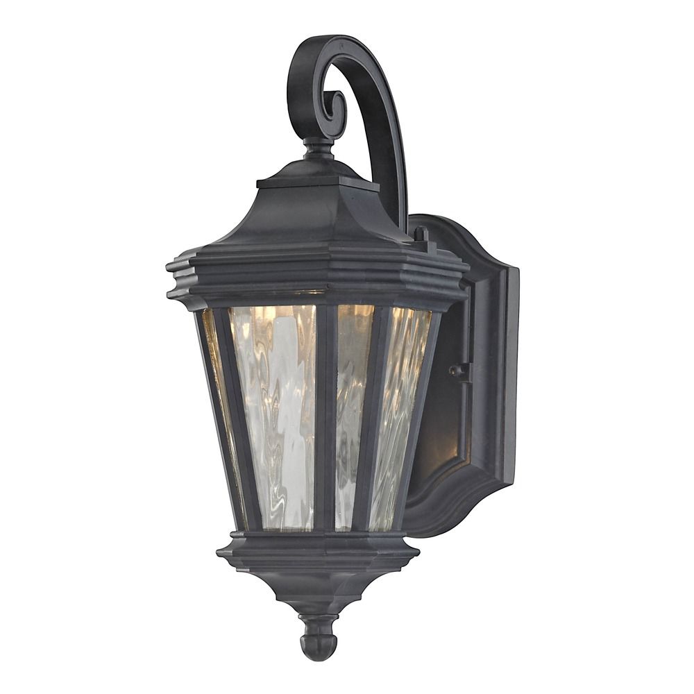 Design Classics Lakeside Olde World Iron LED Outdoor Wall Light 9421-34 Destination Lighting