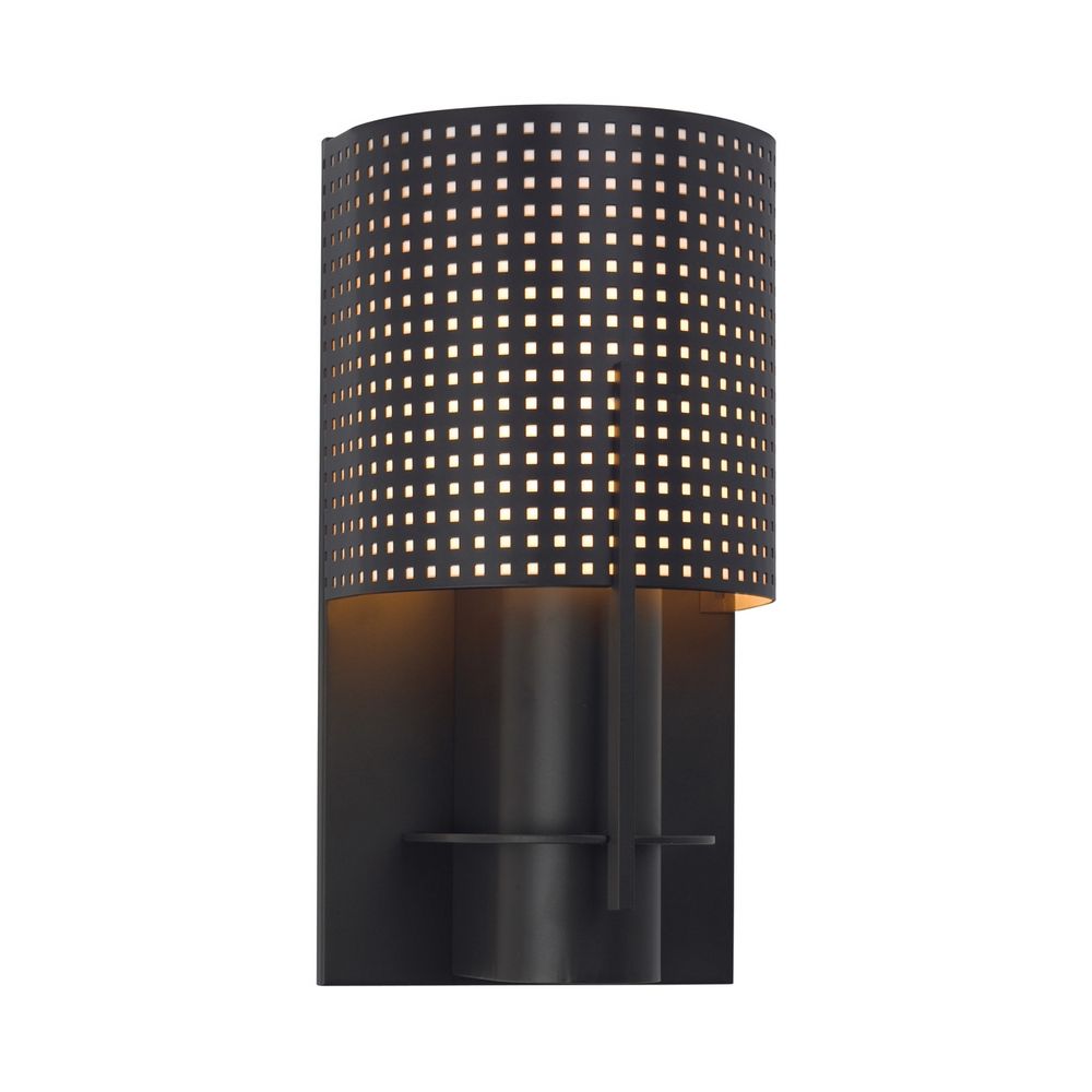 Modern Sconce Wall Light in Black Bronze Finish 1710.32MF Destination Lighting