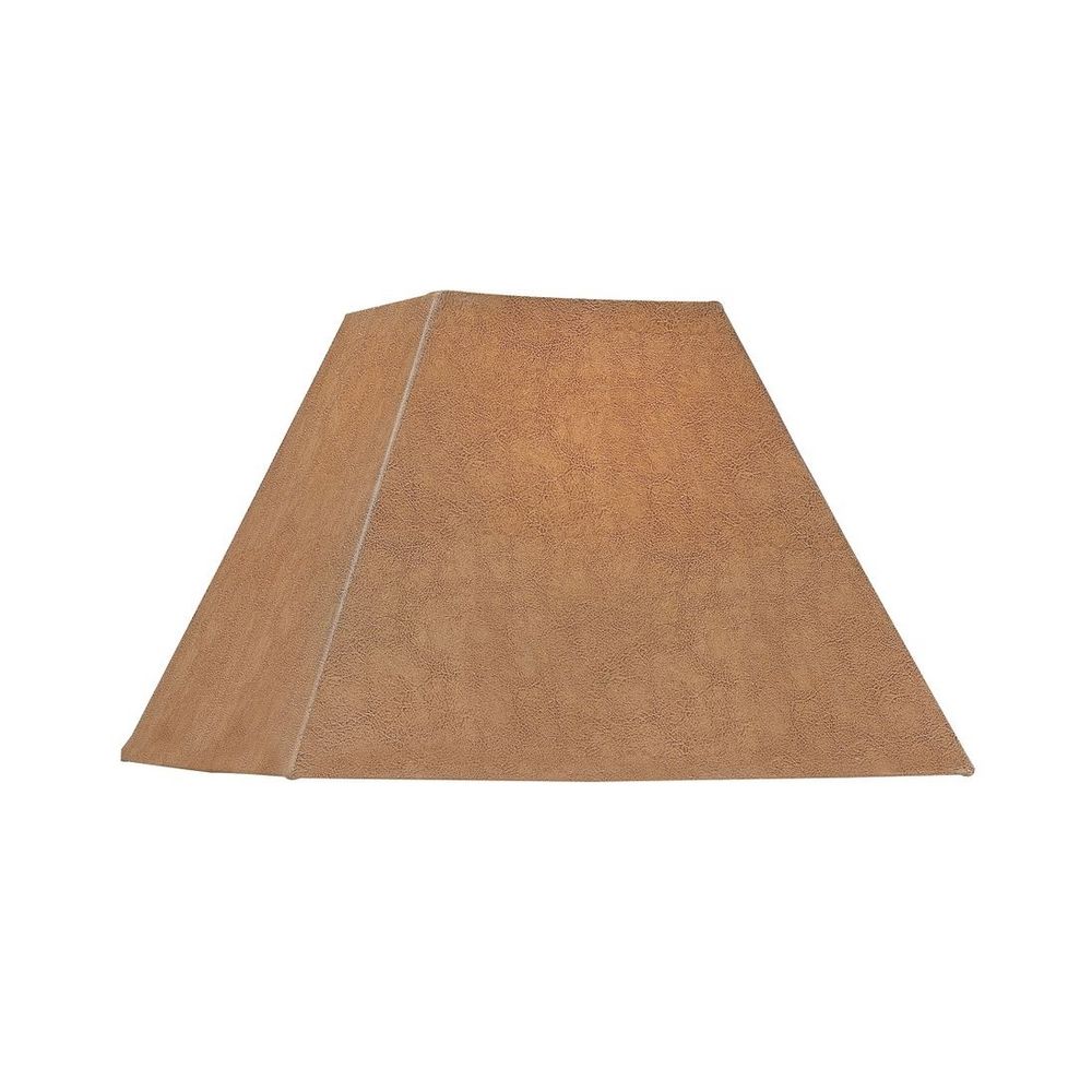 Faux Leather Square Lamp Shade 140041 Destination Lighting