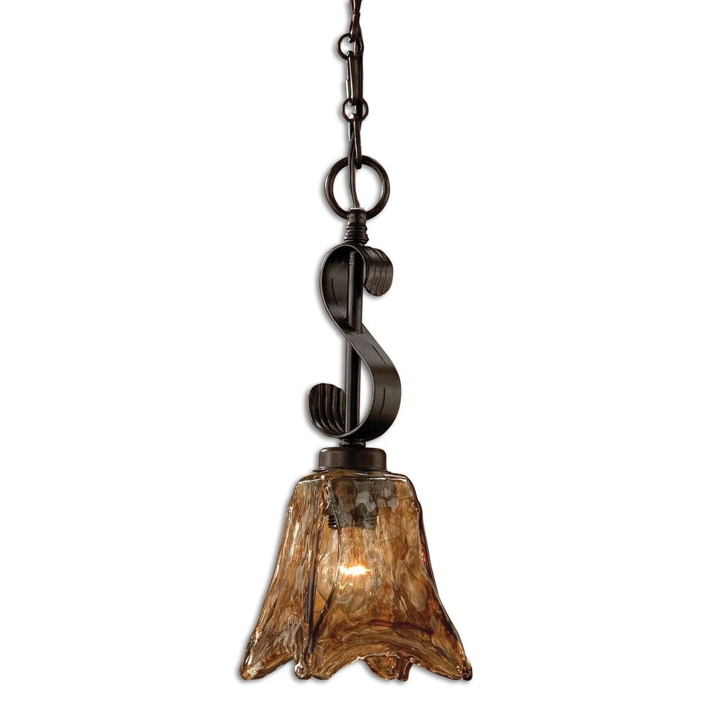 Mini-Pendant Light with Art Glass | 21801 | Destination ...