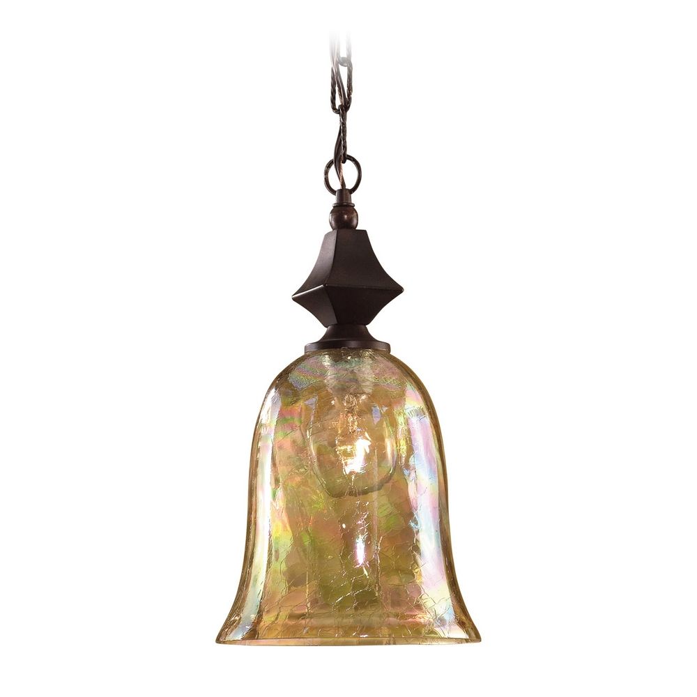 Mini-Pendant Light with Amber Glass | 21812 | Destination ...