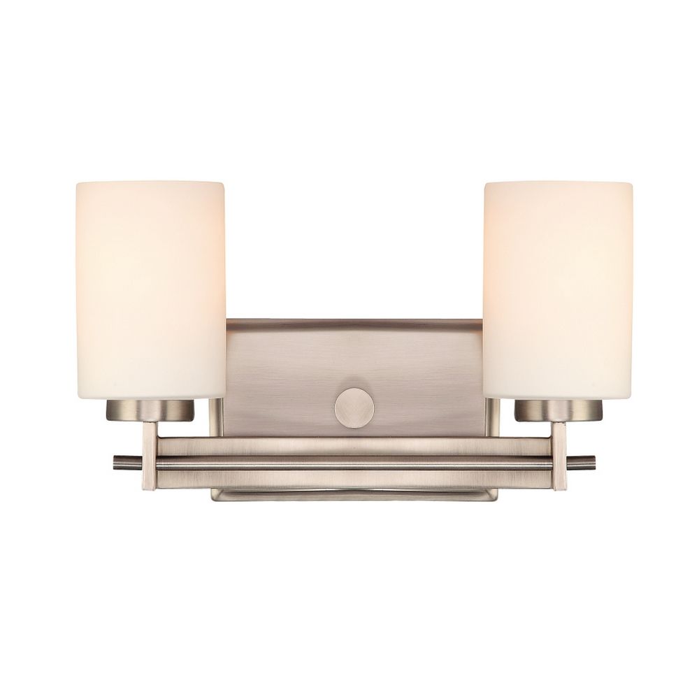 Two-Light Antique Nickel Vanity Light TY8602AN Destination Lighting