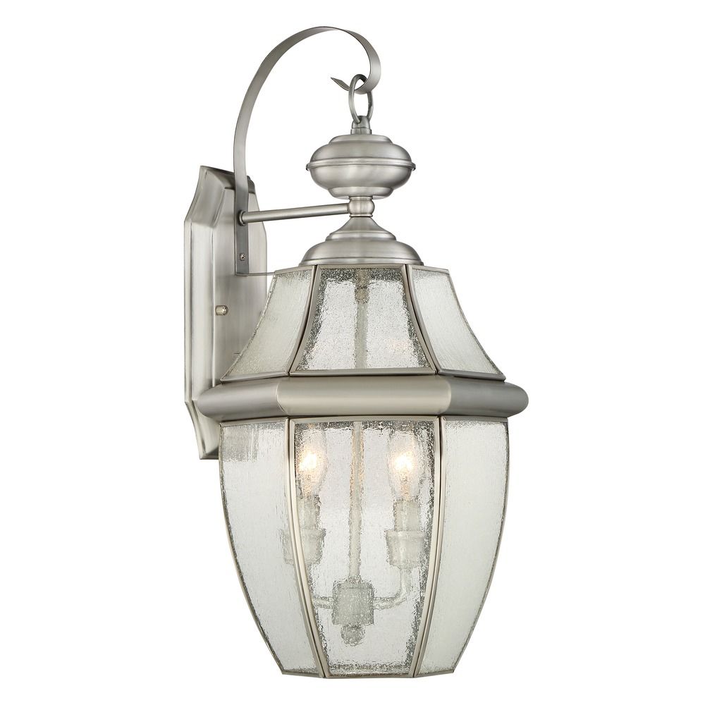 Quoizel Newbury Pewter Outdoor Wall Light NY8411P Destination Lighting