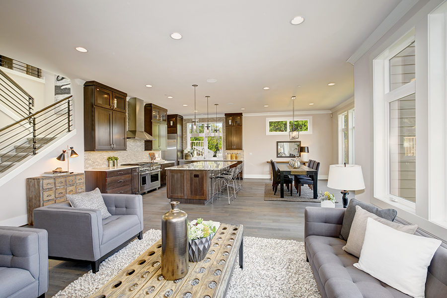 recessed lighting living room