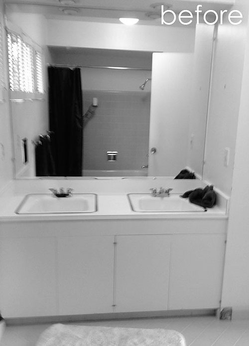 Mid Century Ranch Bathroom Before