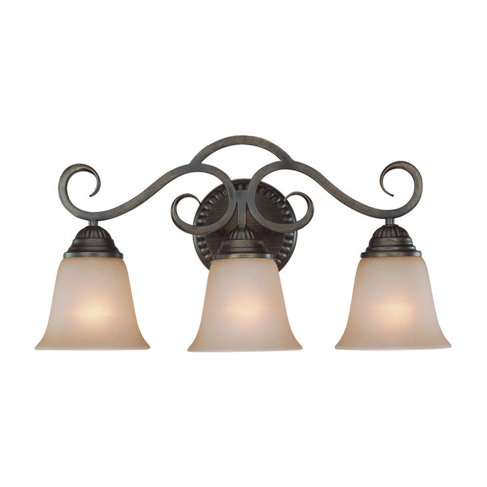 French Country Lighting - Gatewick Bathroom Light by Craftmade