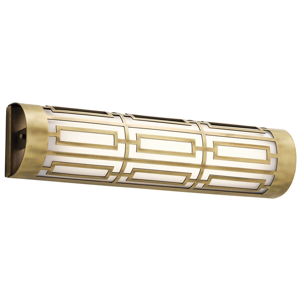 Kichler Lighting Empire Natural Brass LED Bathroom Light