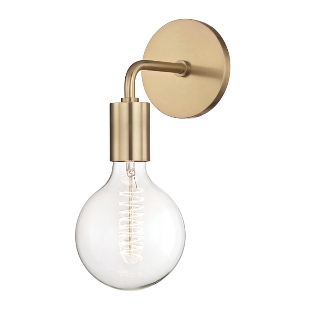 Ava Aged Brass Sconce Mitzi by Hudson Valley