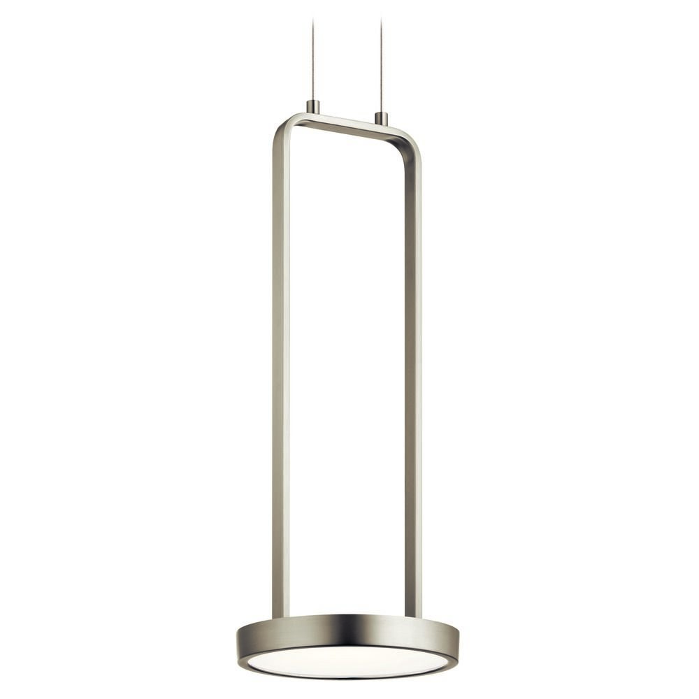 Stylus Brushed Nickel LED Pendant Light by Elan Lighting