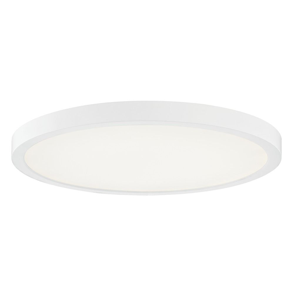 Flat LED Light Surface Mount 14-Inch Round White 2700K By: Design Classics Lighting 