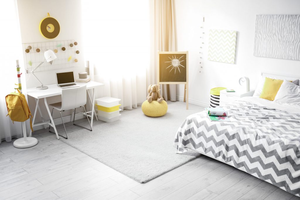 Modern eclectic kids bedroom style