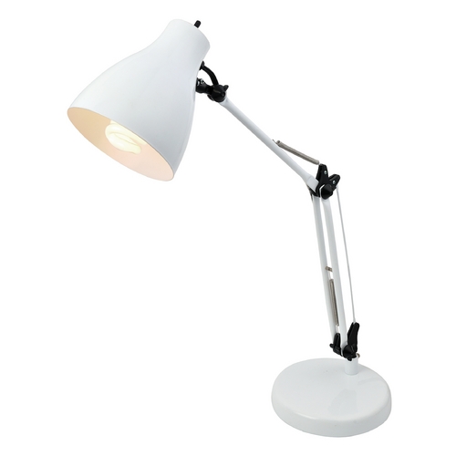 Lite Source Lighting Karolina White Desk Lamp