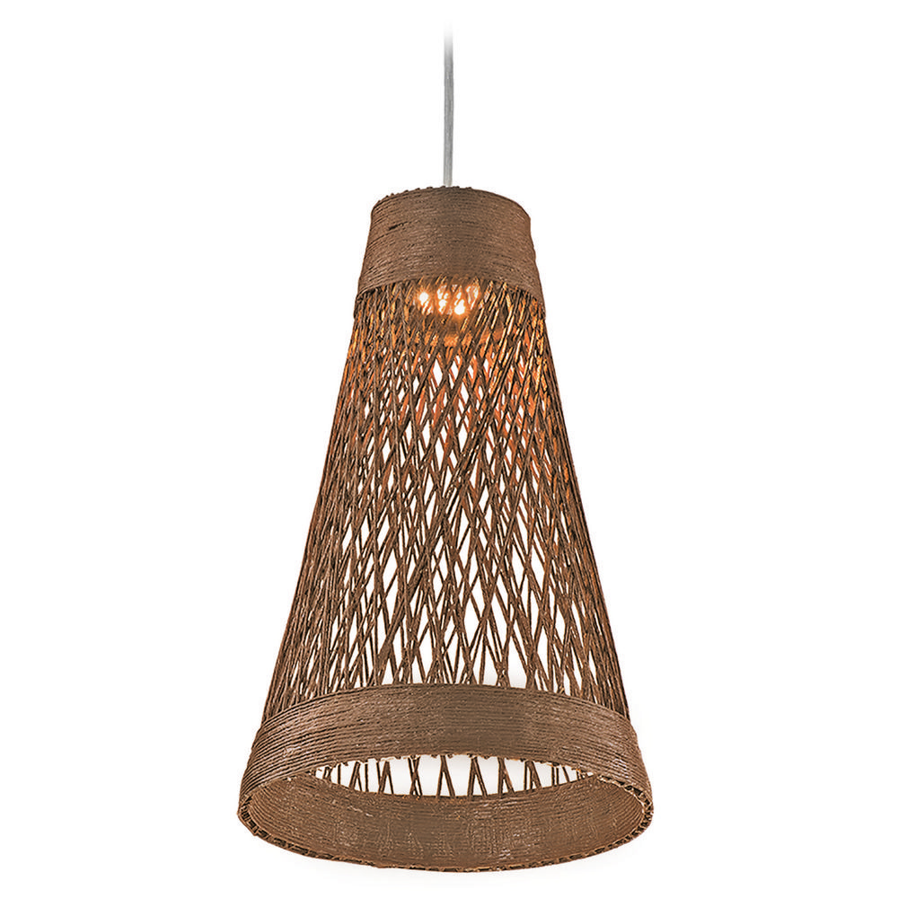 Maxim Lighting Bahama Natural LED Mini-Pendant Light with Bowl / Dome Shade By: Maxim Lighting 