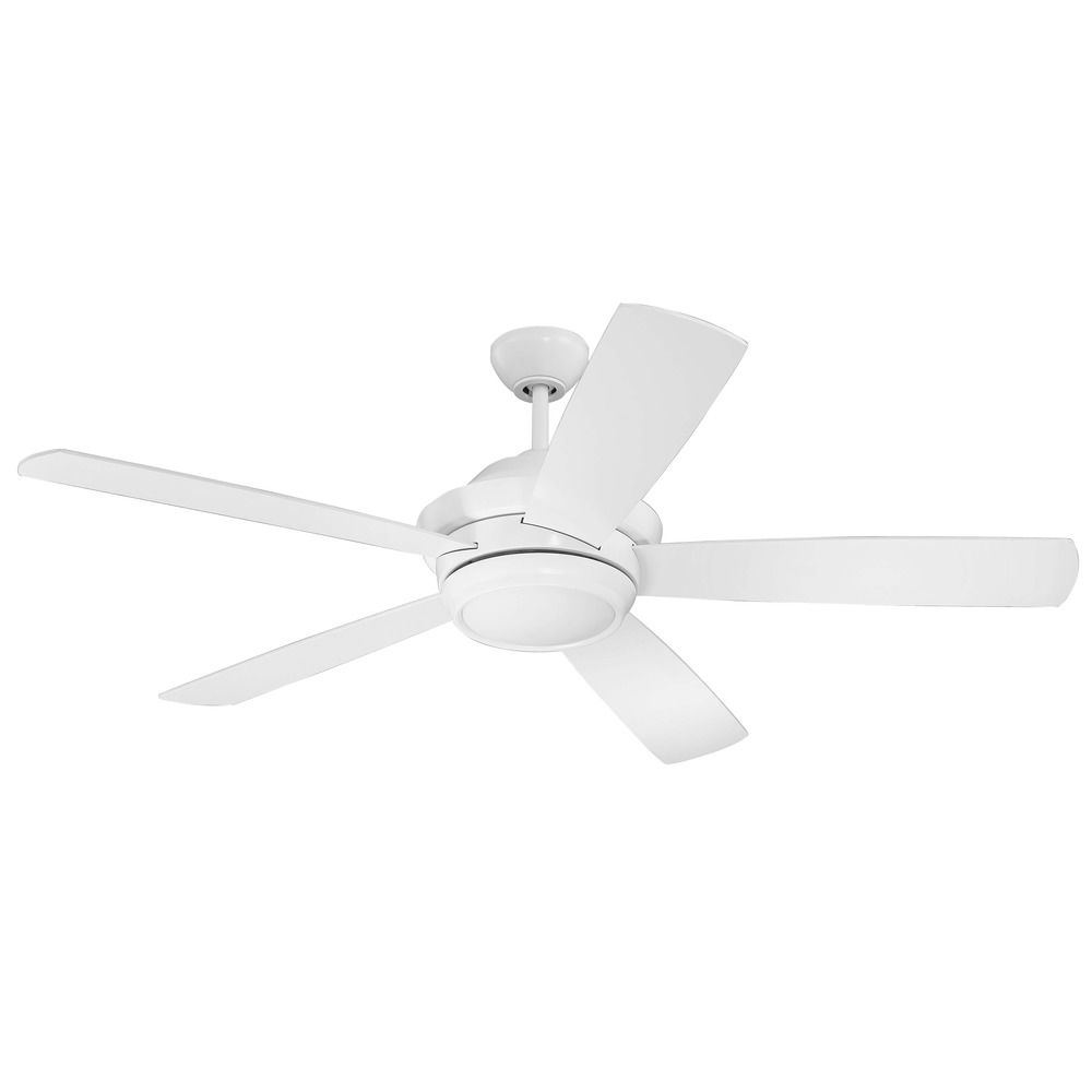 Craftmade Lighting Tempo White LED Ceiling Fan with Light By: Craftmade Lighting 
