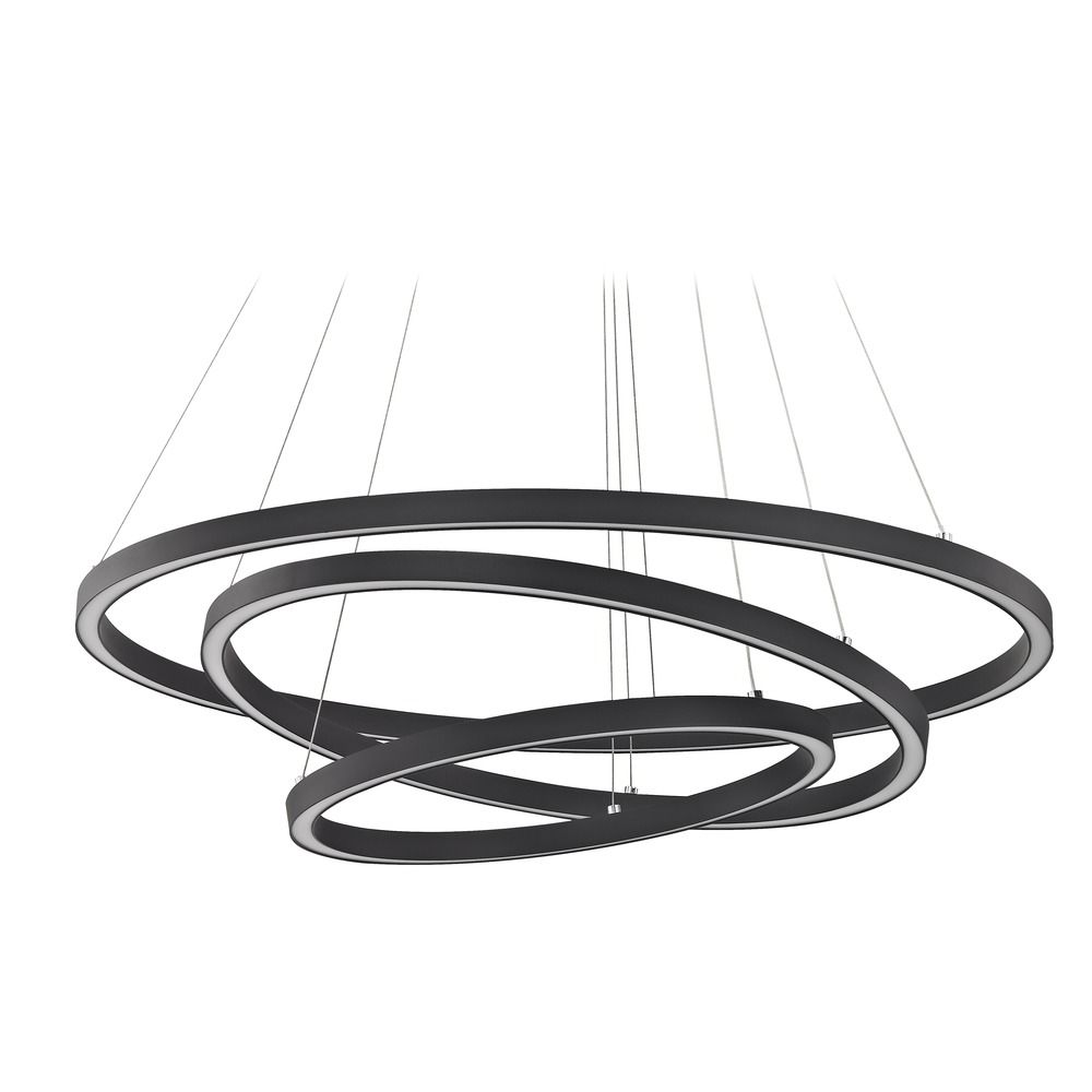 led lighting circ led ring chandelier by design classics