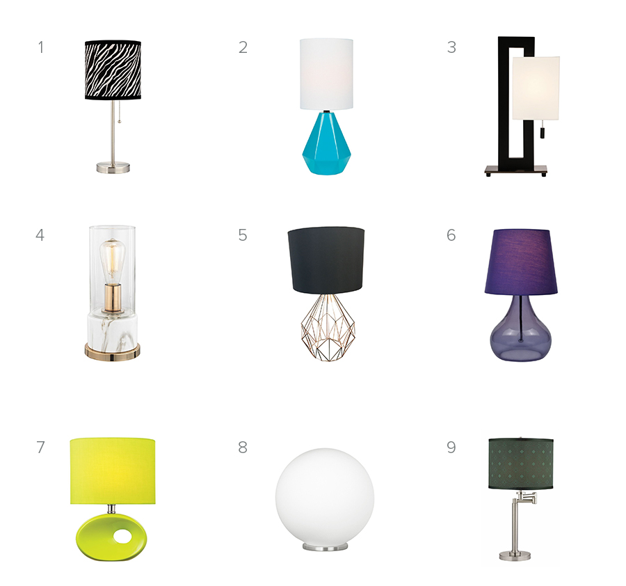 Back to School Table Lamps