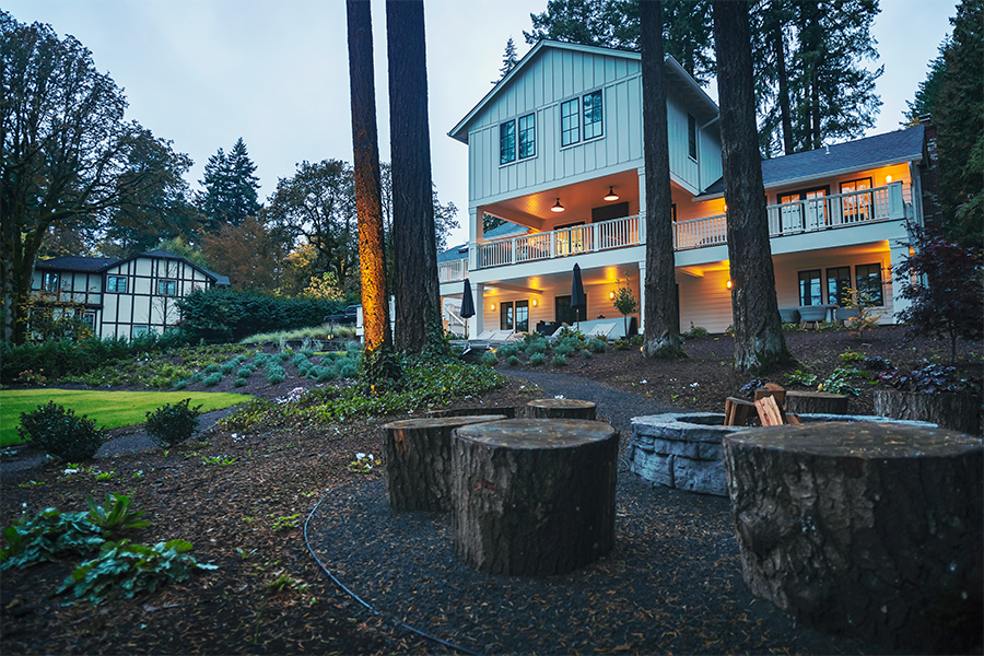 Emily Henderson Portland House | Landscape Lighting