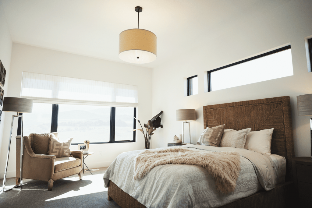 Hanging lights master bedroom discount
