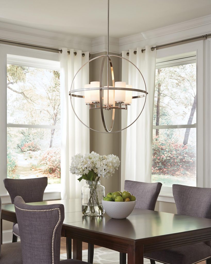 Alturas 27.25-Inch Orb Chandelier from Generation Lighting